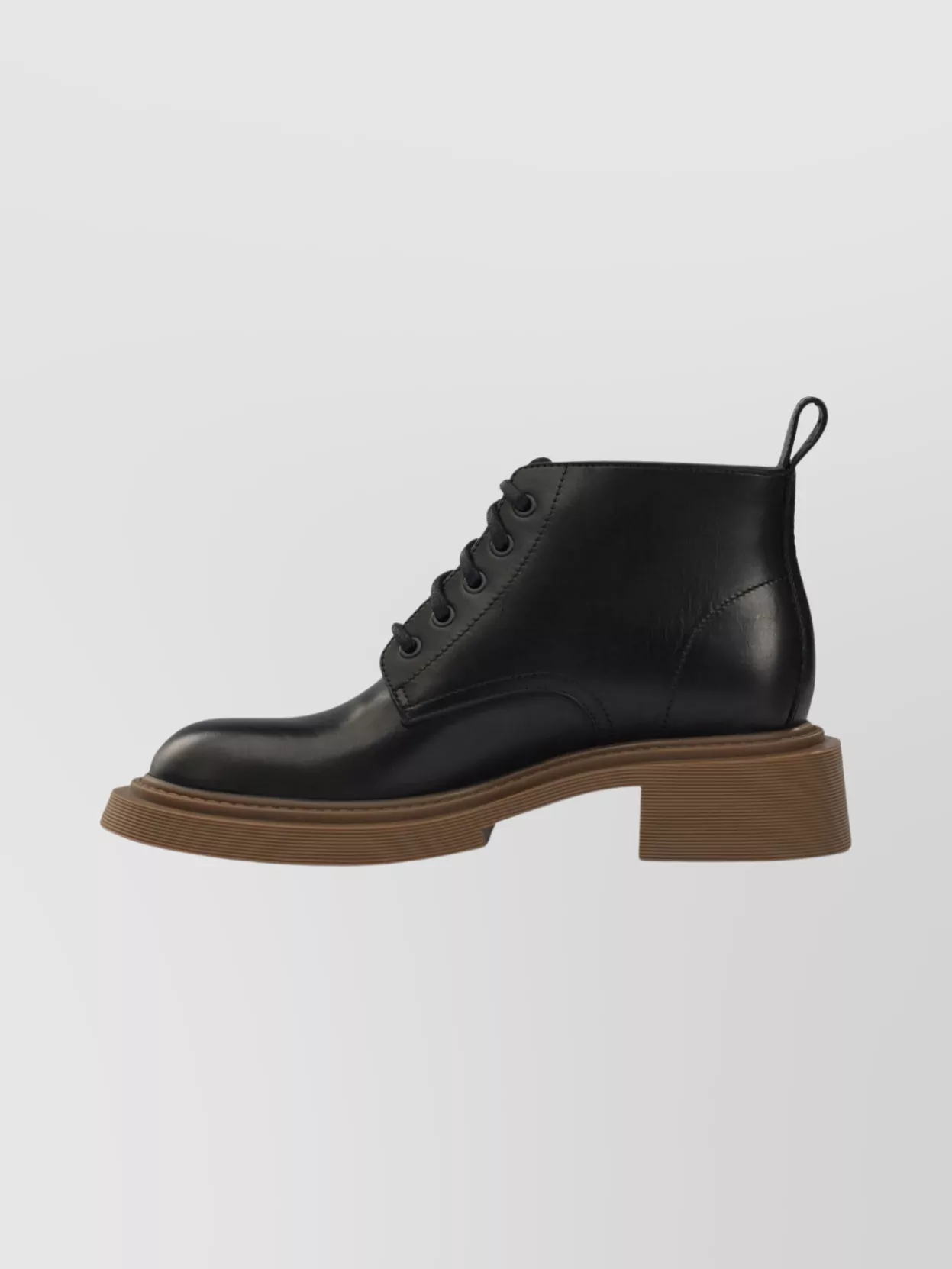 Loewe Chunky Sole Ankle Boots With Pull Tab
