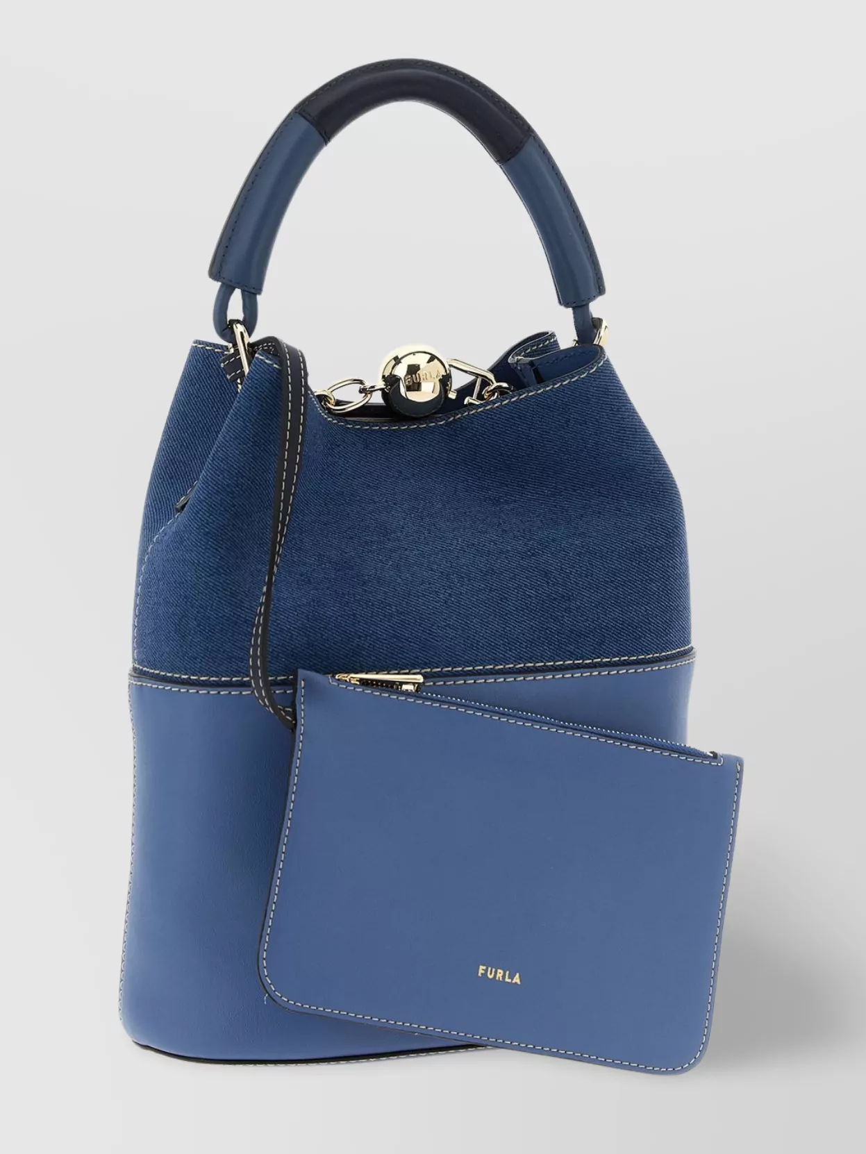 Furla Sphere S Detachable Strap Bucket Bag