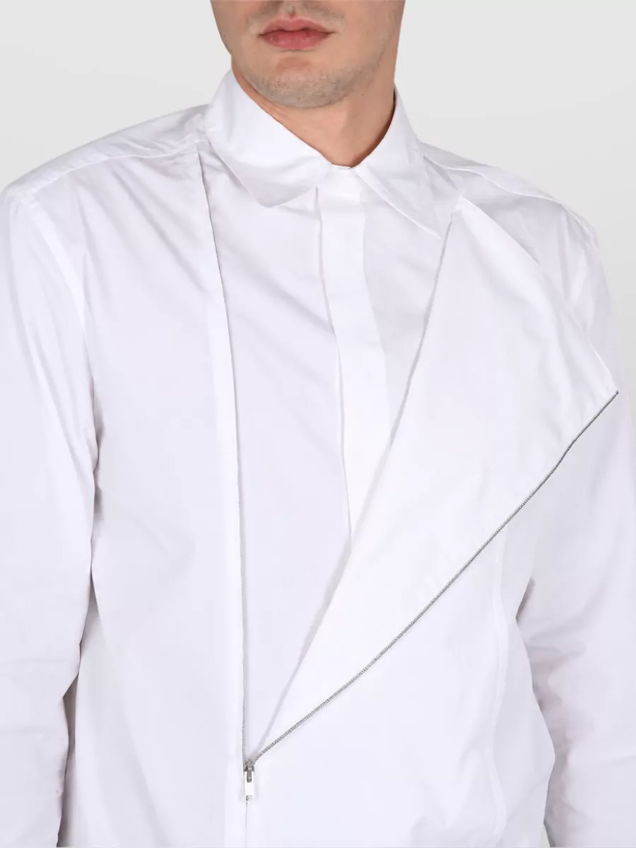 Jil Sander Cotton Zippered Shirt