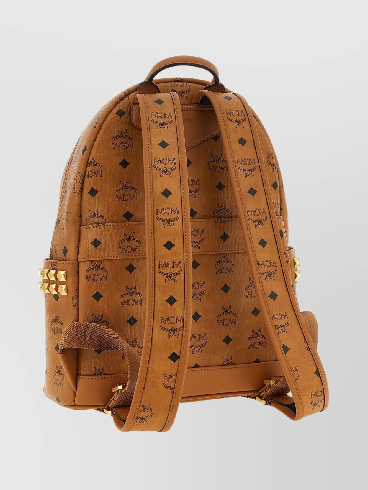Mcm Small Medium Backpack With Front Pocket And Straps