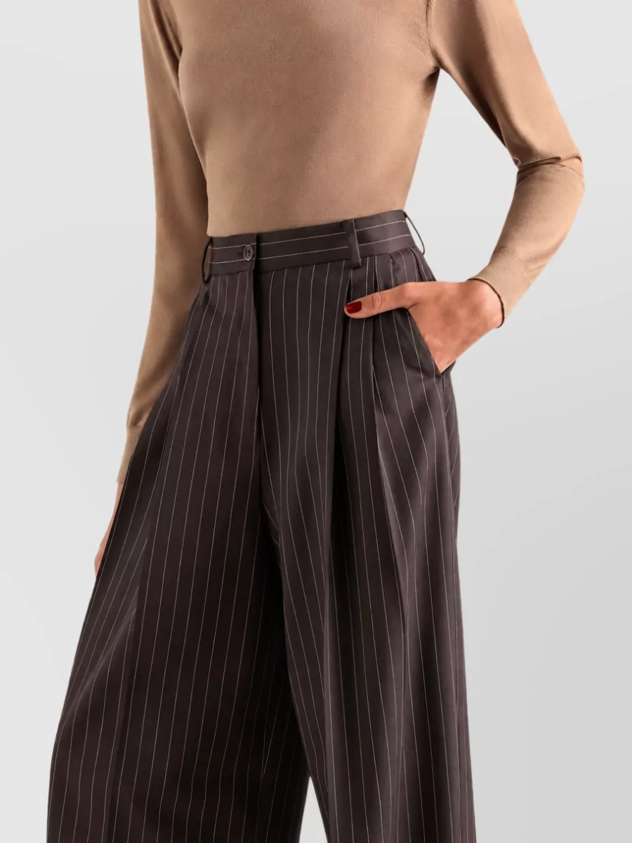 Dolce&Gabbana Straight-Leg Suit Trousers