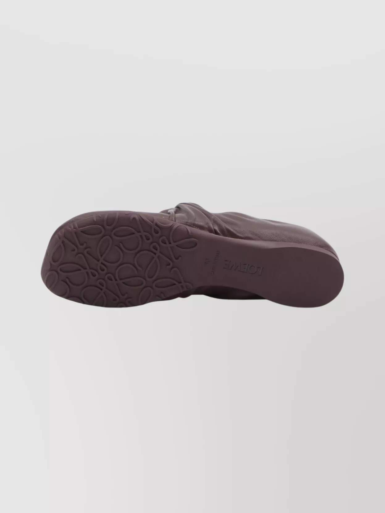 Loewe Nappa Leather Ballerina Gold Embellishment
