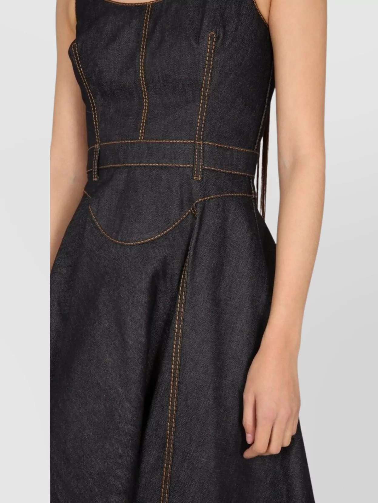 Alexander Mcqueen Asymmetric Hem Sleeveless Dress