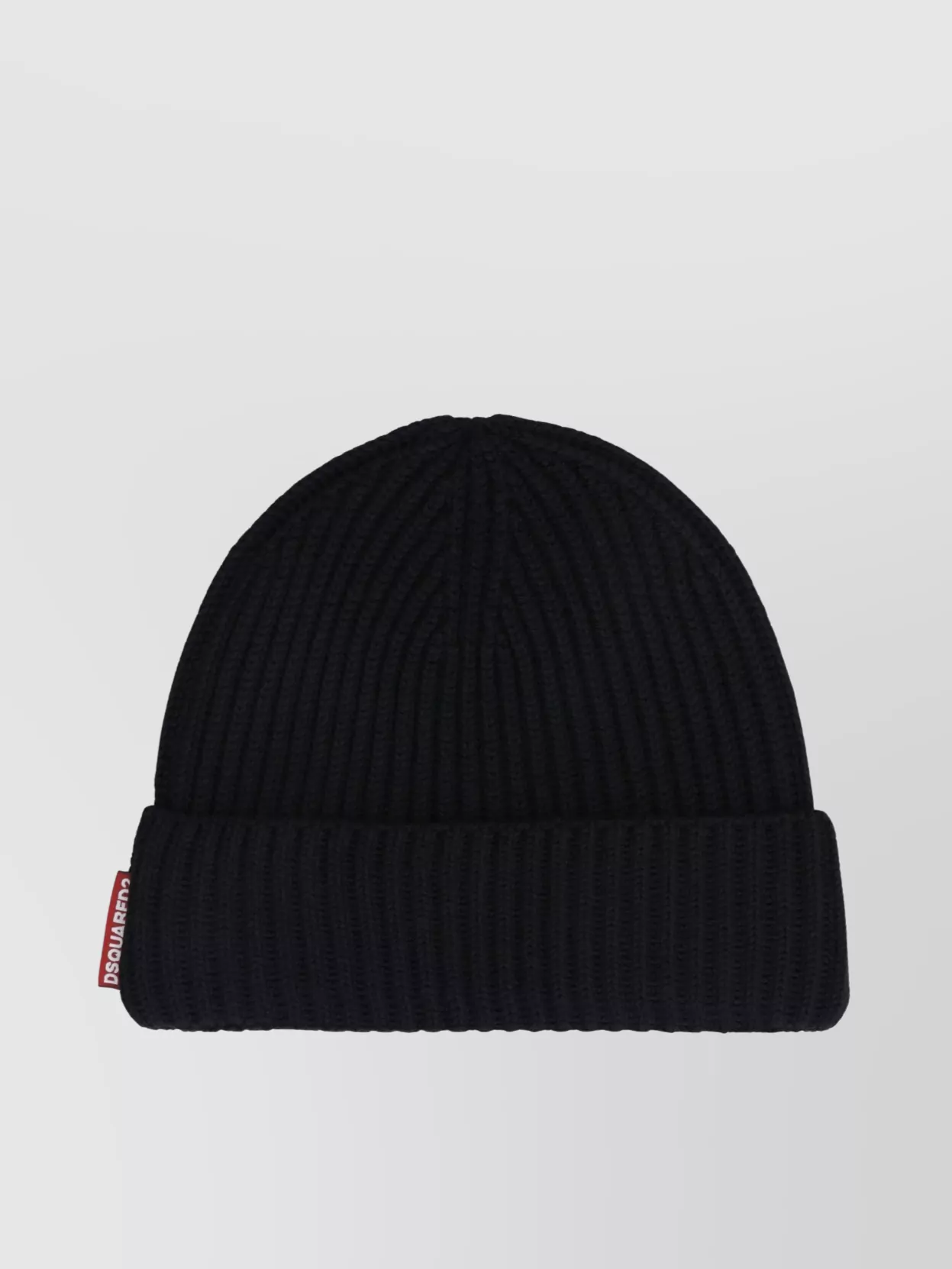 Dsquared2 Knit Ribbed Hat And Scarf Set