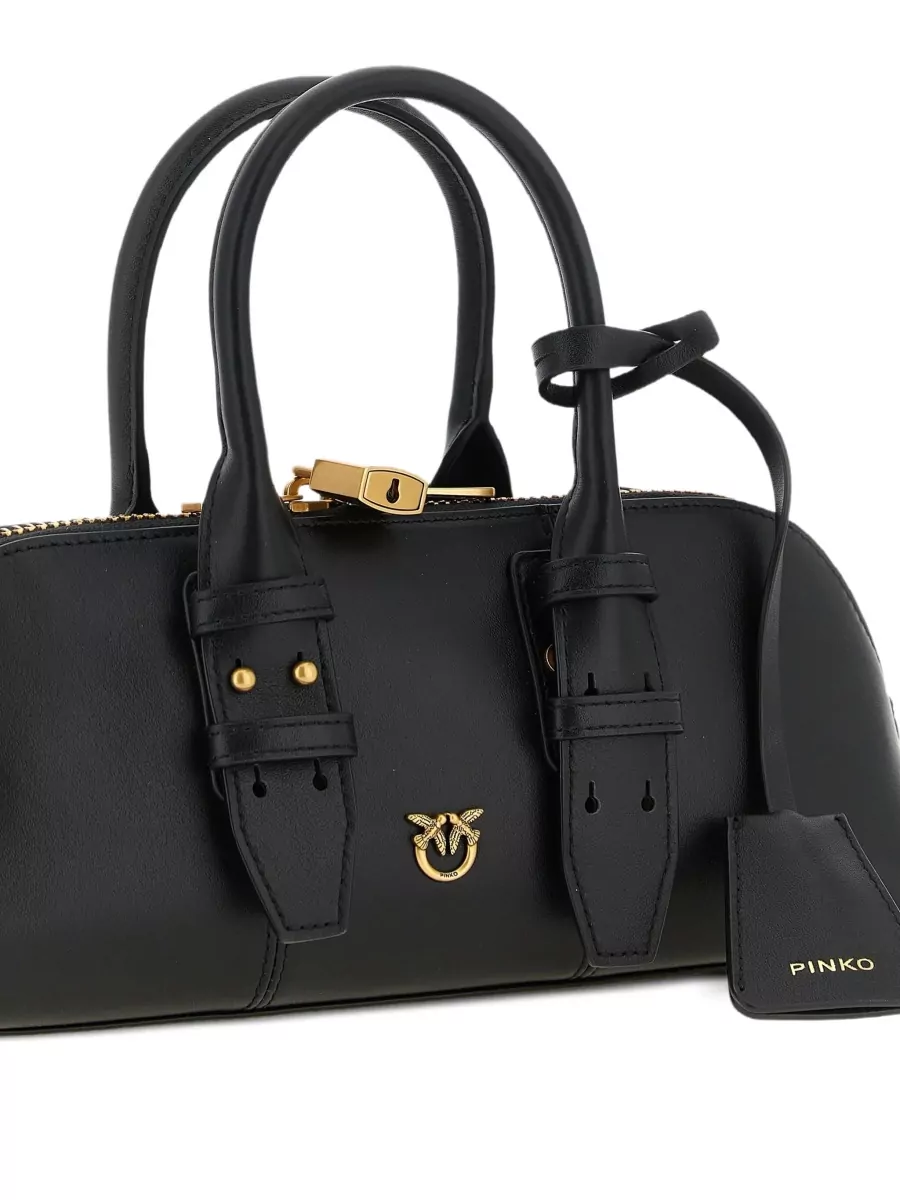 Pinko Escape Baguette Small Leather Shoulder Bag