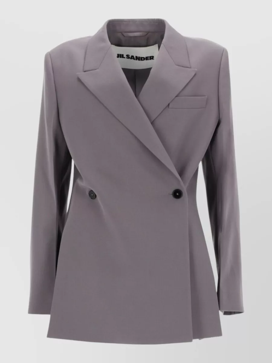 Jil Sander wool double-breasted blazer