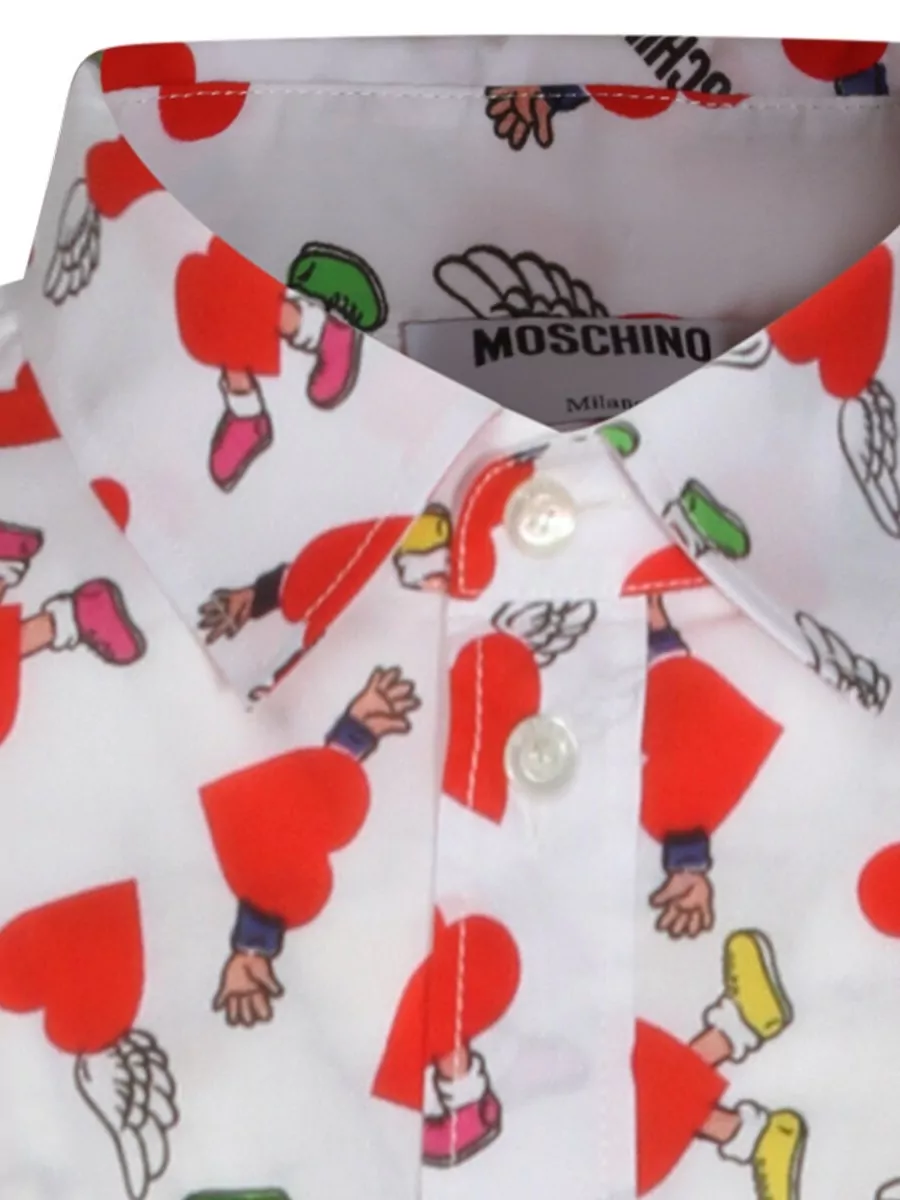 Moschino Casual Shirt Button Down Collar Cuffed Sleeves