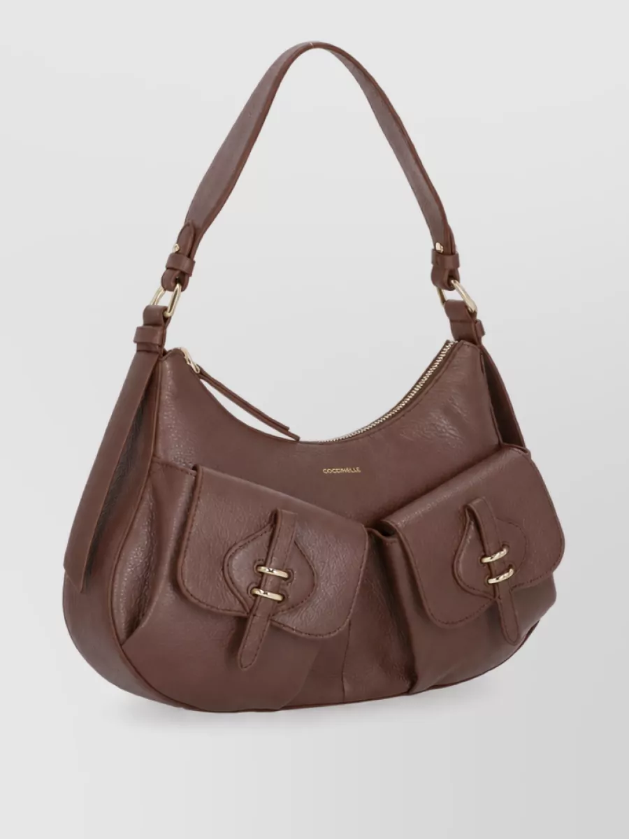 Coccinelle Leather Shoulder Tote Bag
