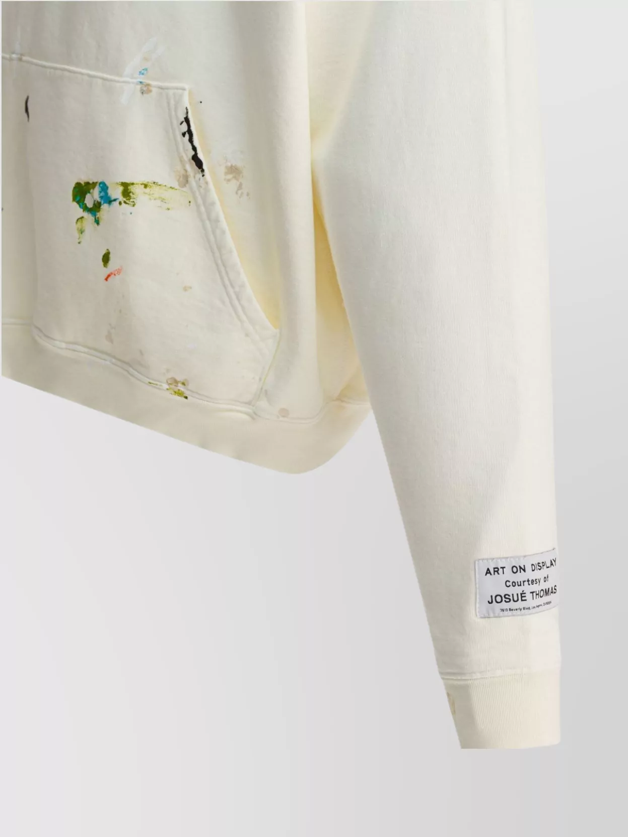 Gallery Dept. Graphic Print Hoodie Front Pocket
