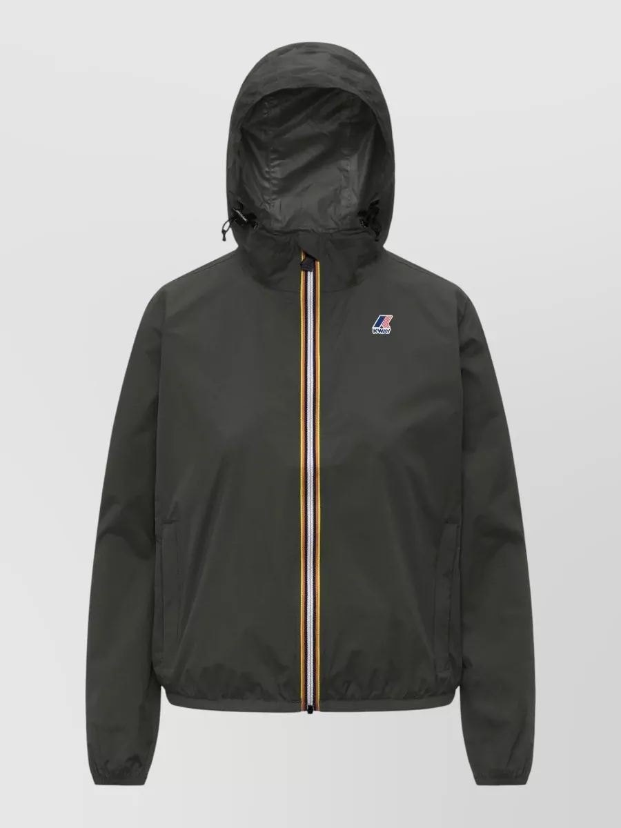 K-way Hooded bomber jacket