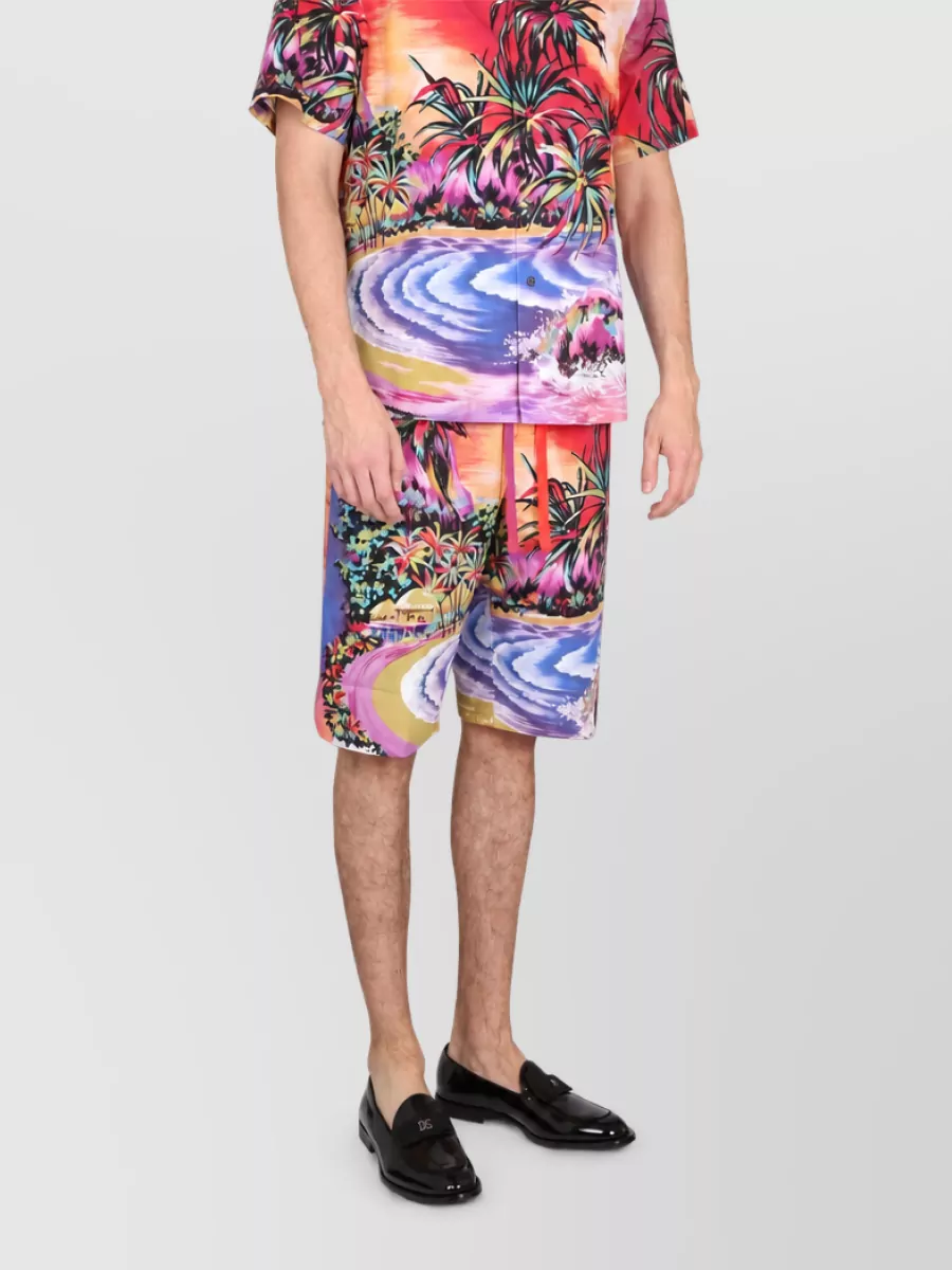 Dolce&Gabbana Printed Bermuda Shorts