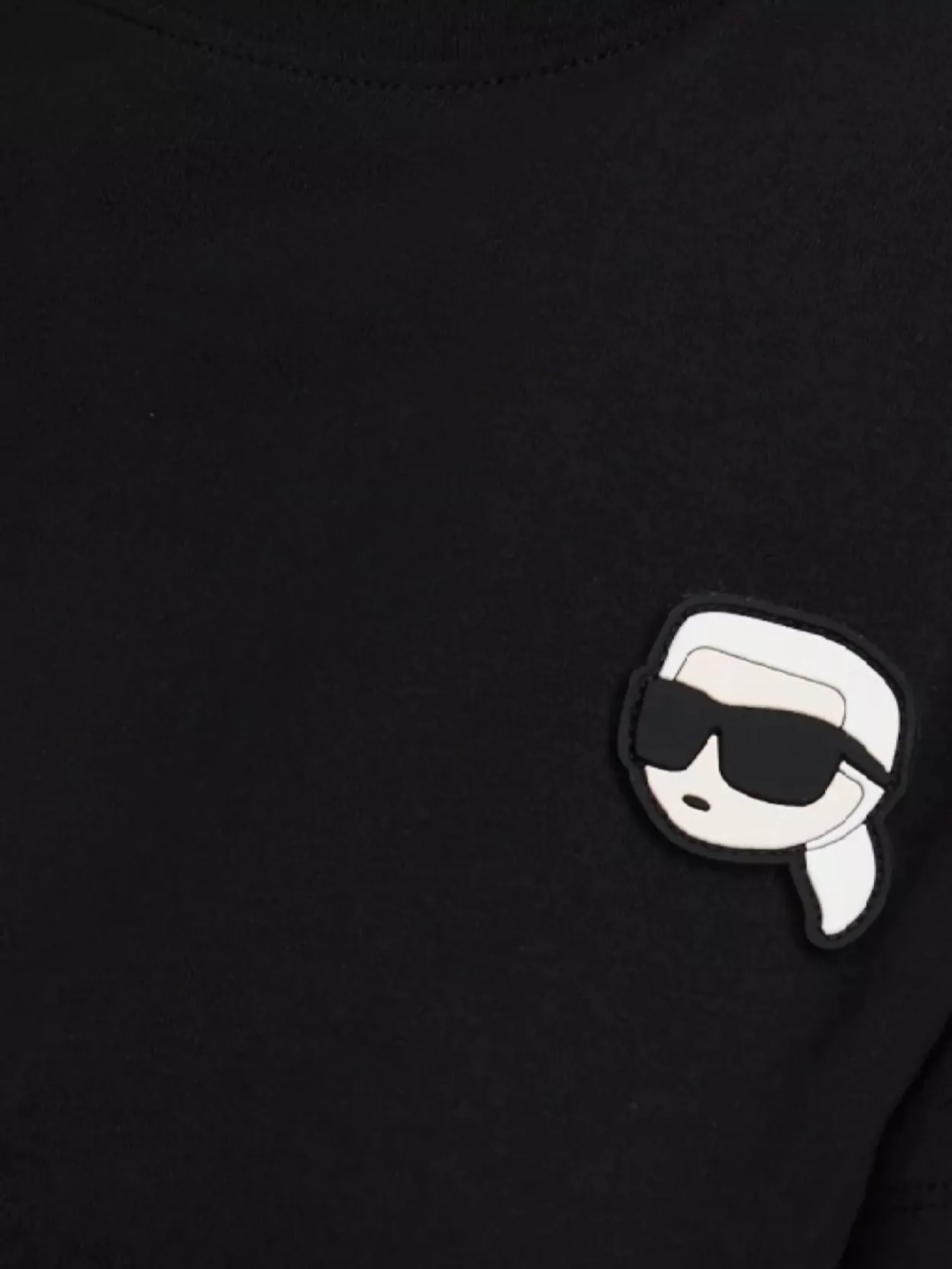 Shop Karl Lagerfeld Iconic T-shirt Featuring Graphic Embroidery