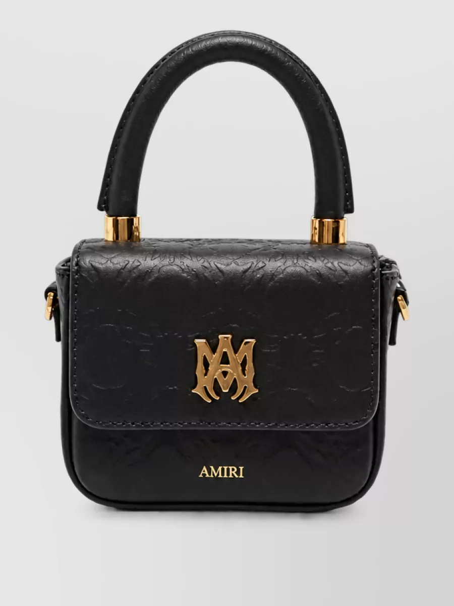 Amiri leather nano shoulder bag