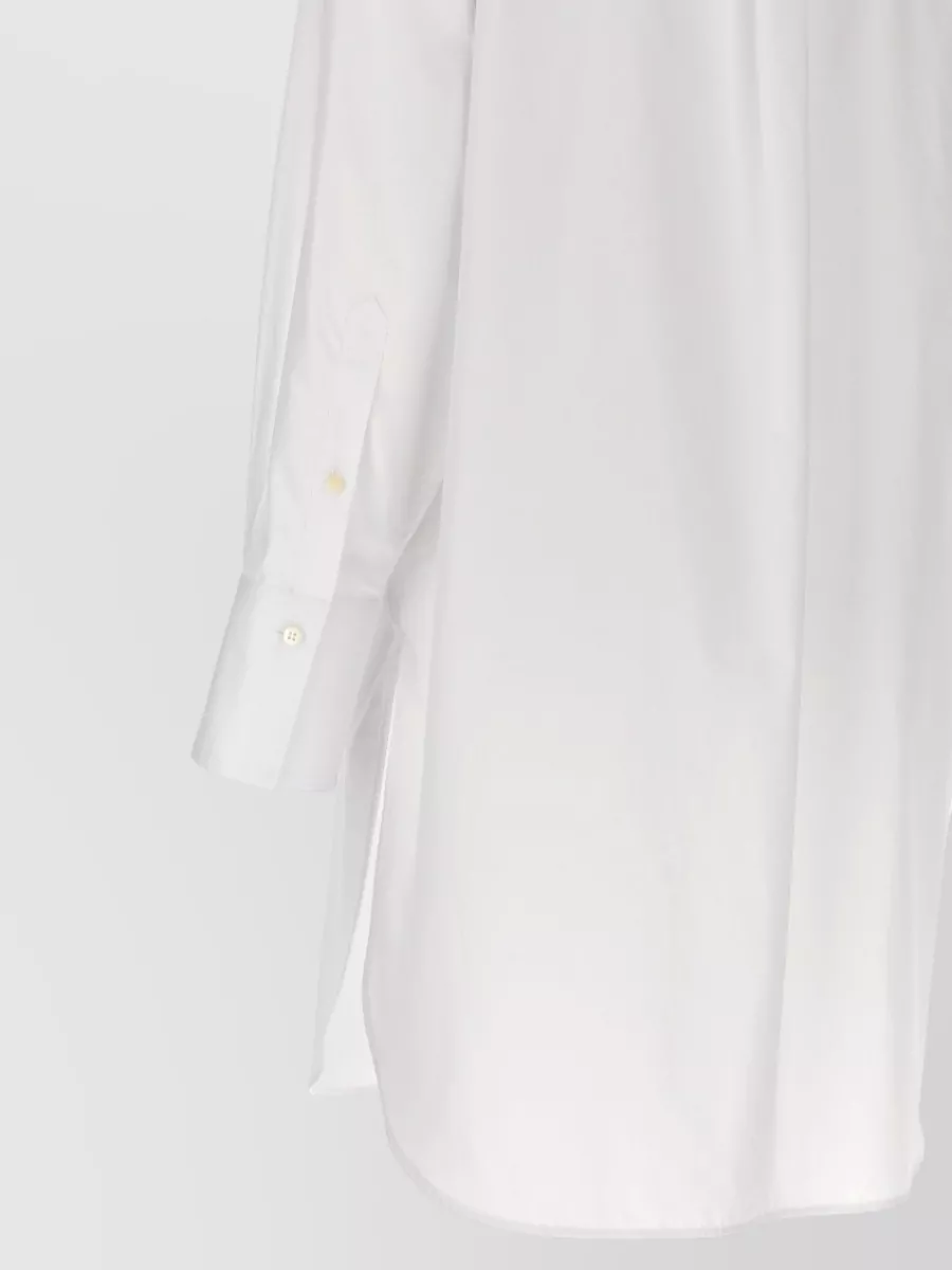 Alberto Biani Long Tuxedo Cotton Shirt