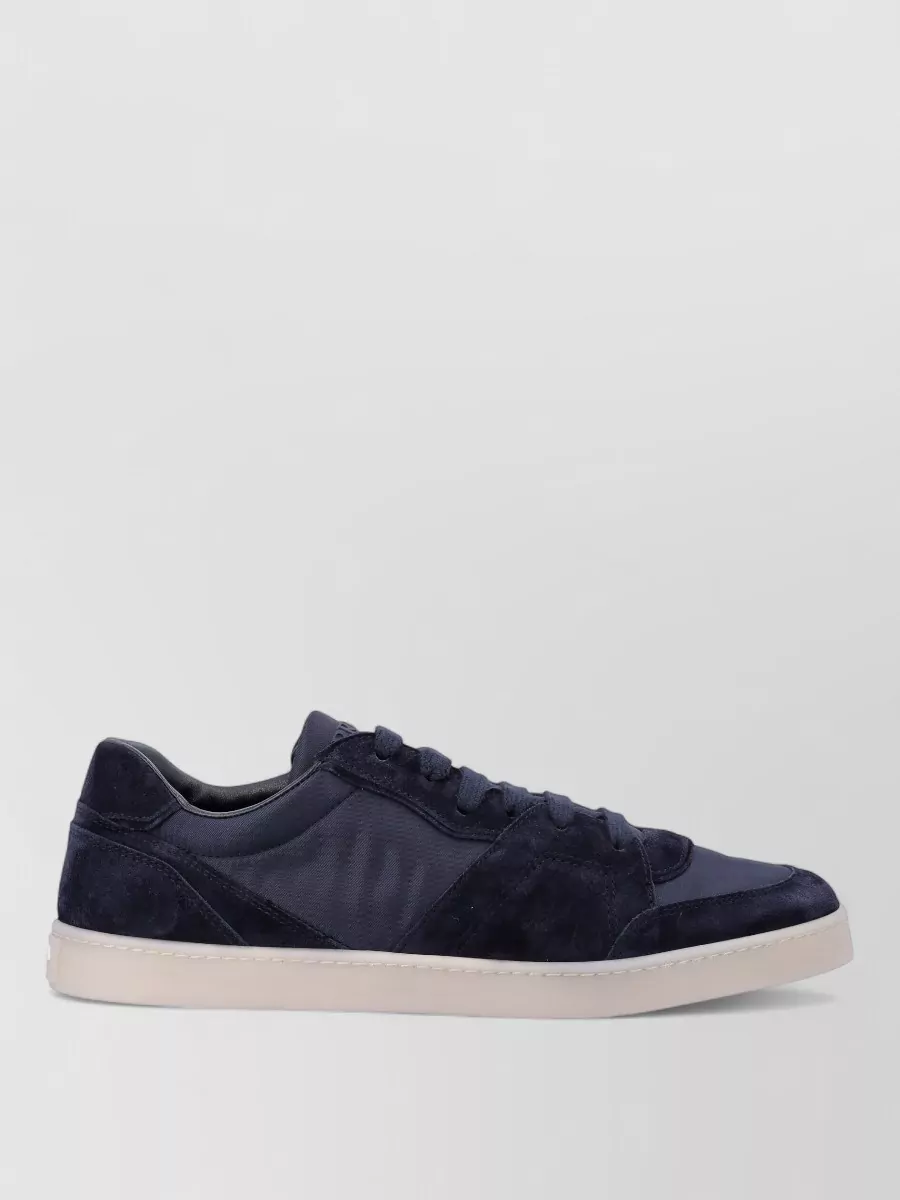 Prada Re Nylon Suede Leather Cupsole Sneakers