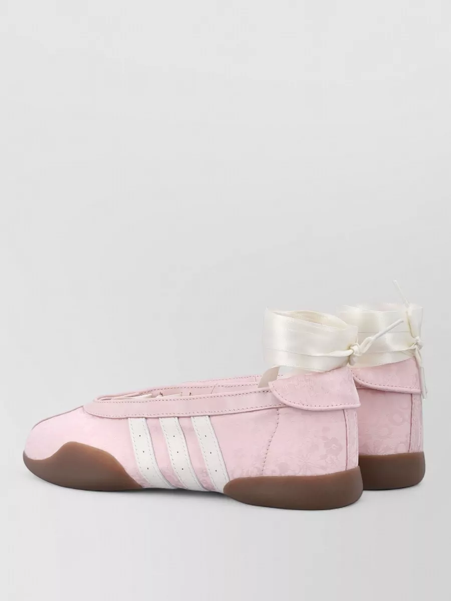 Adidas Originals floral-print ballerina shoes