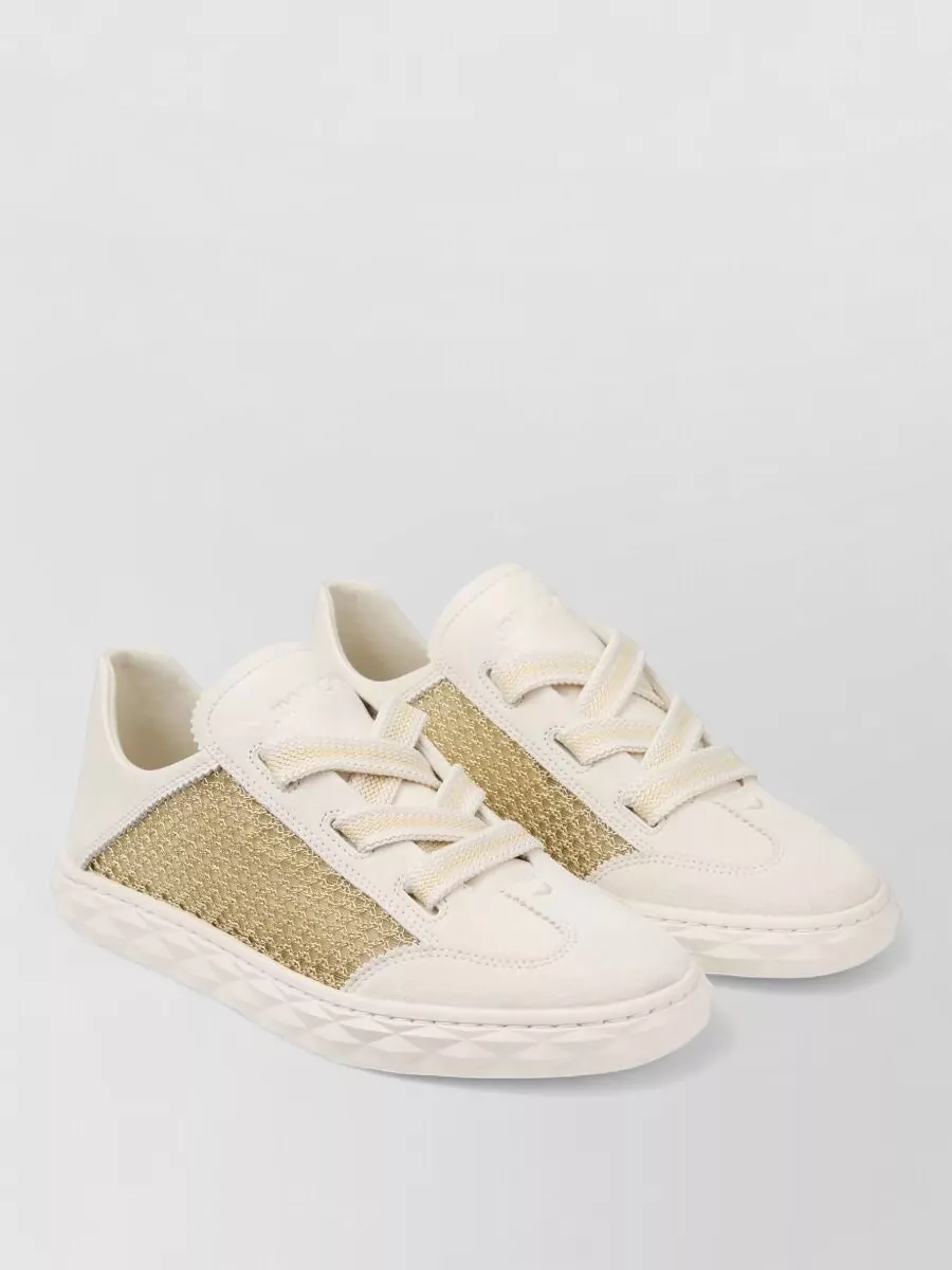 Jimmy Choo leather low-top sneakers