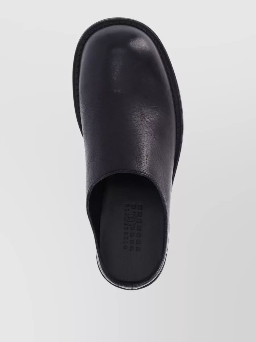 Mm6 Maison Margiela Leather Mules