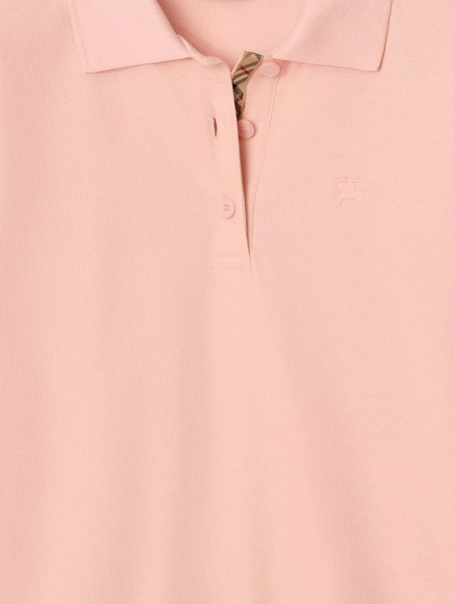 Burberry Priscilla Polo Collar Top Short Sleeves