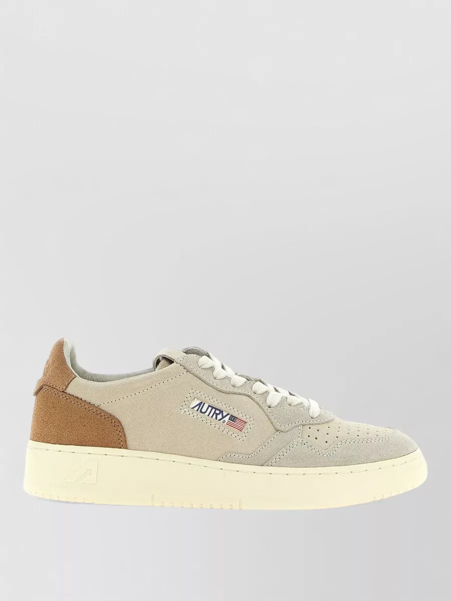 Autry Suede Leather Low-Top Sneakers