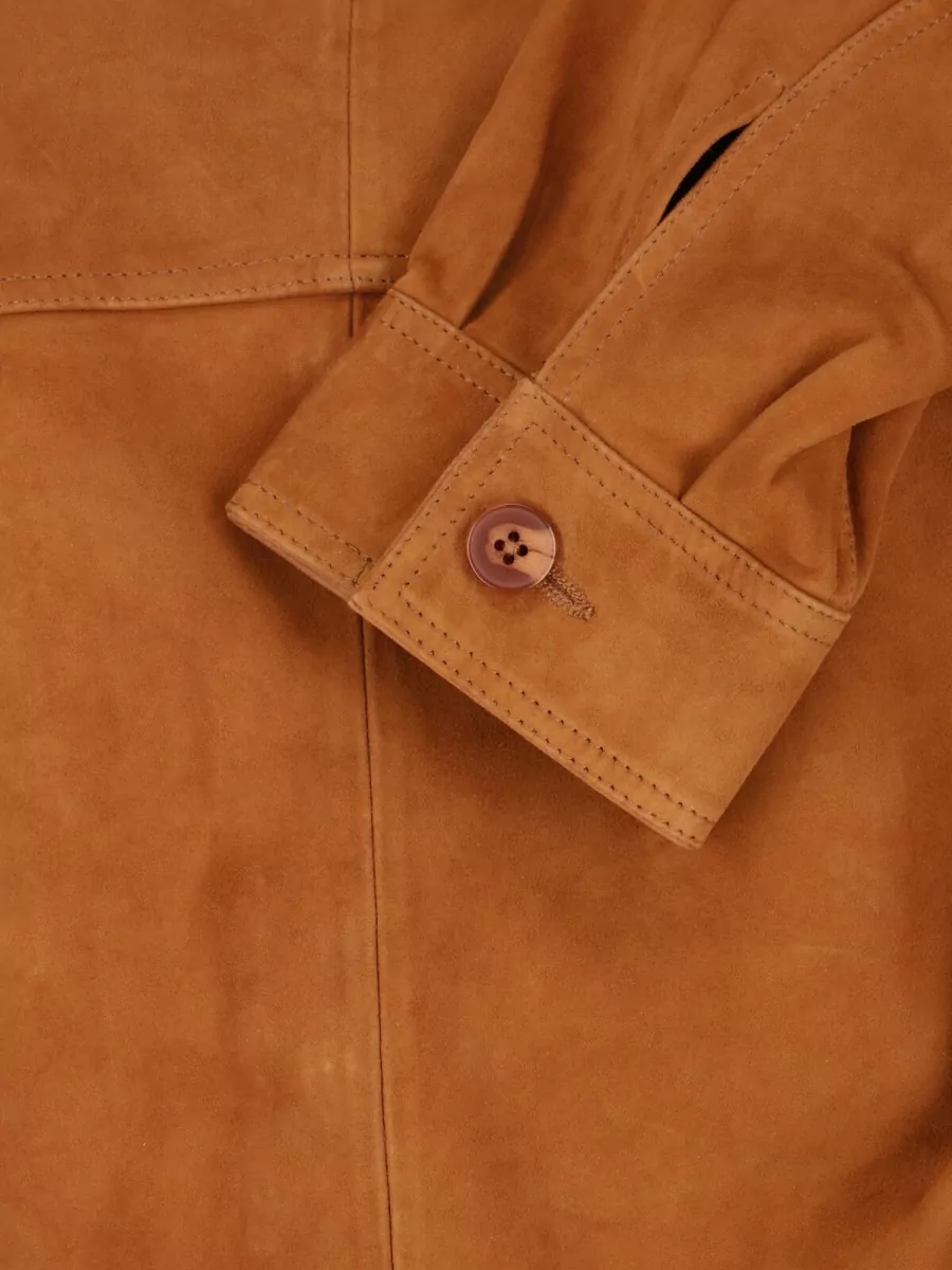 Sunflower Leather Shirt Jacket