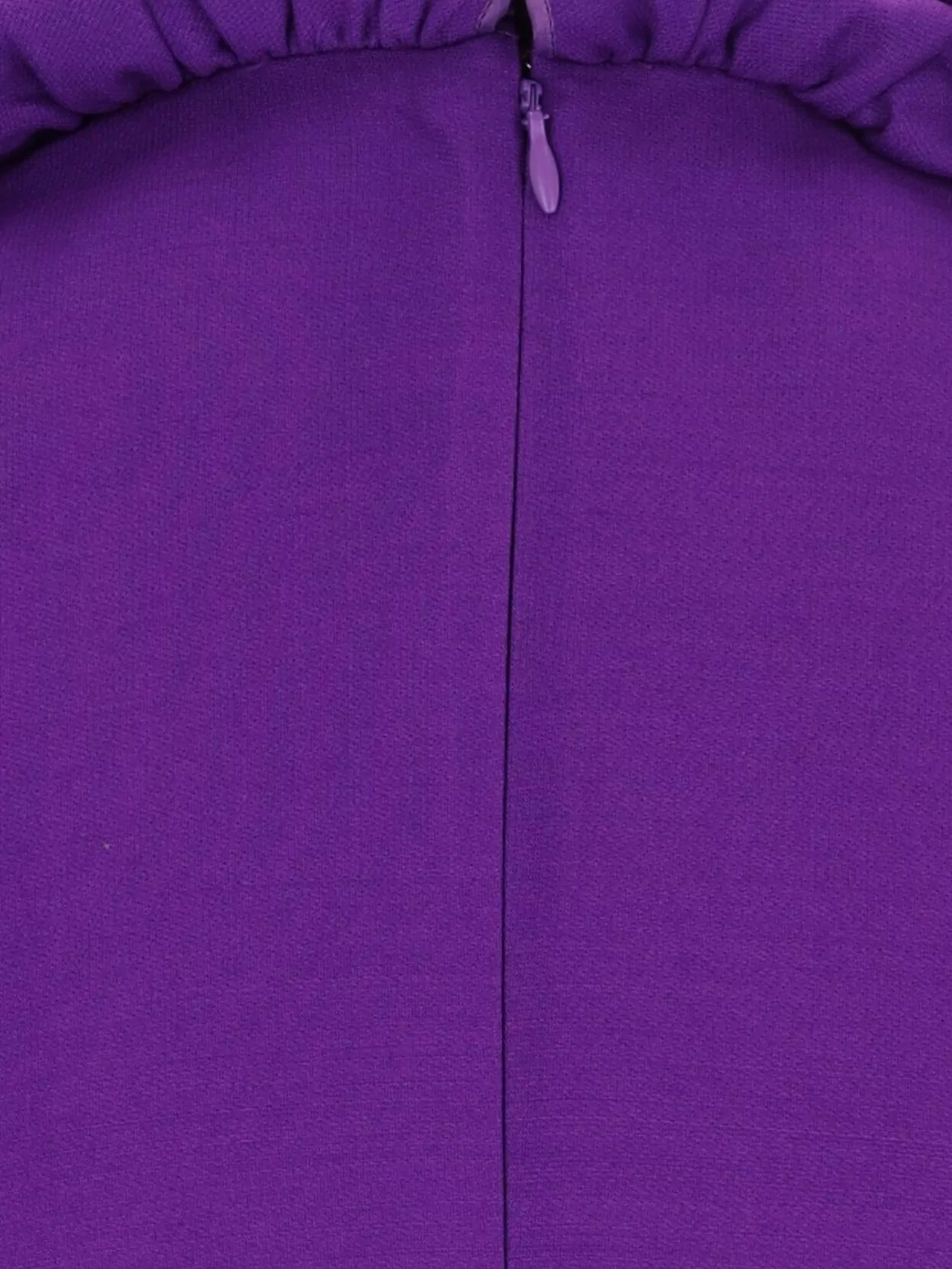 Valentino Women Crepe Couture Short Dress In Purple