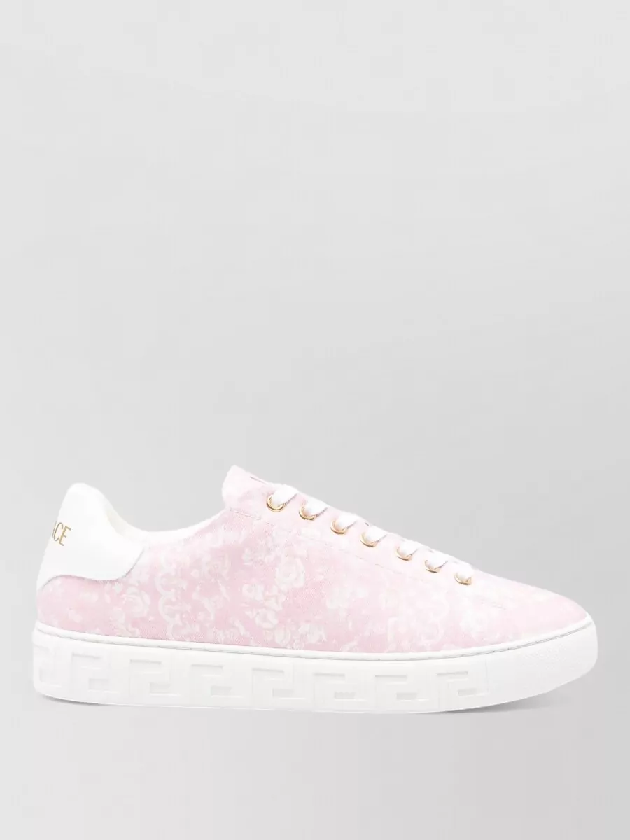 Versace Printed Low-Top Sneakers