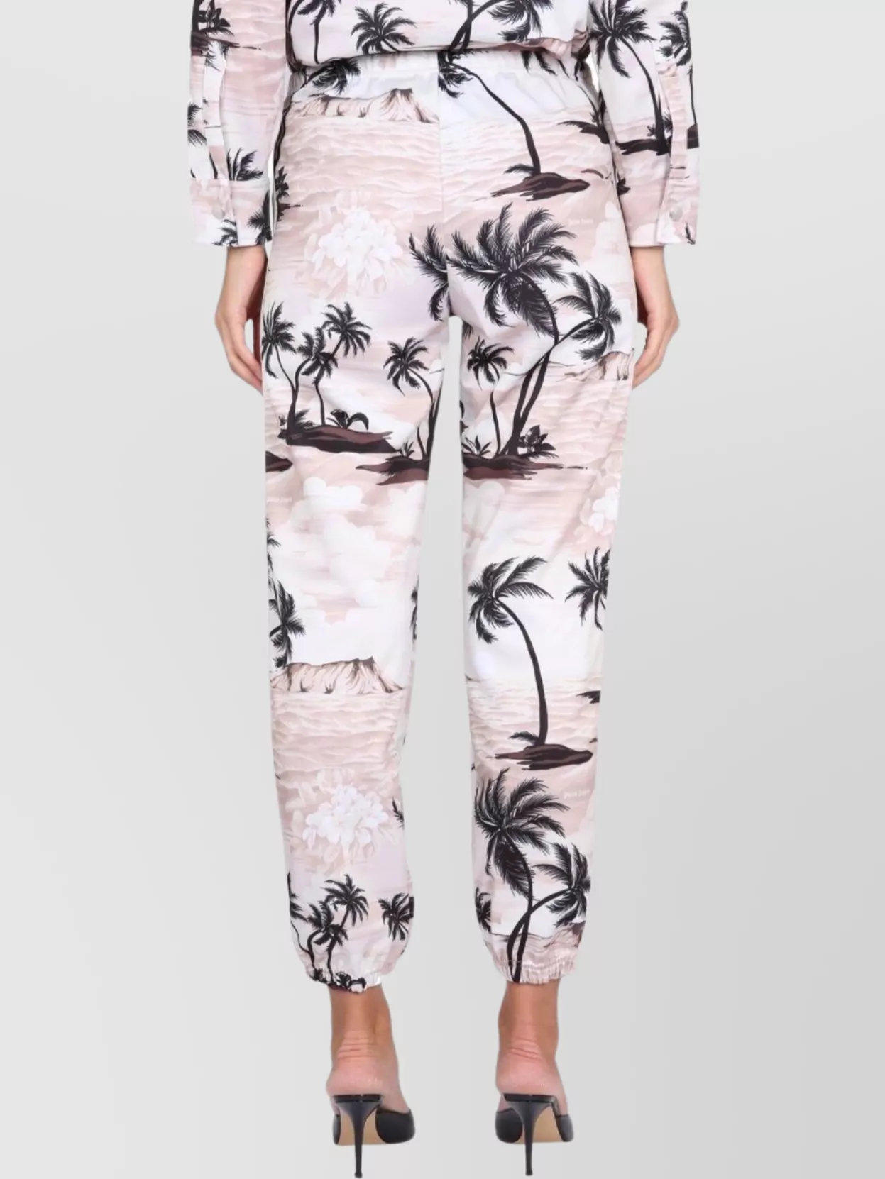 Palm Angels Woman Pants Cream Size M Recycled Polyester