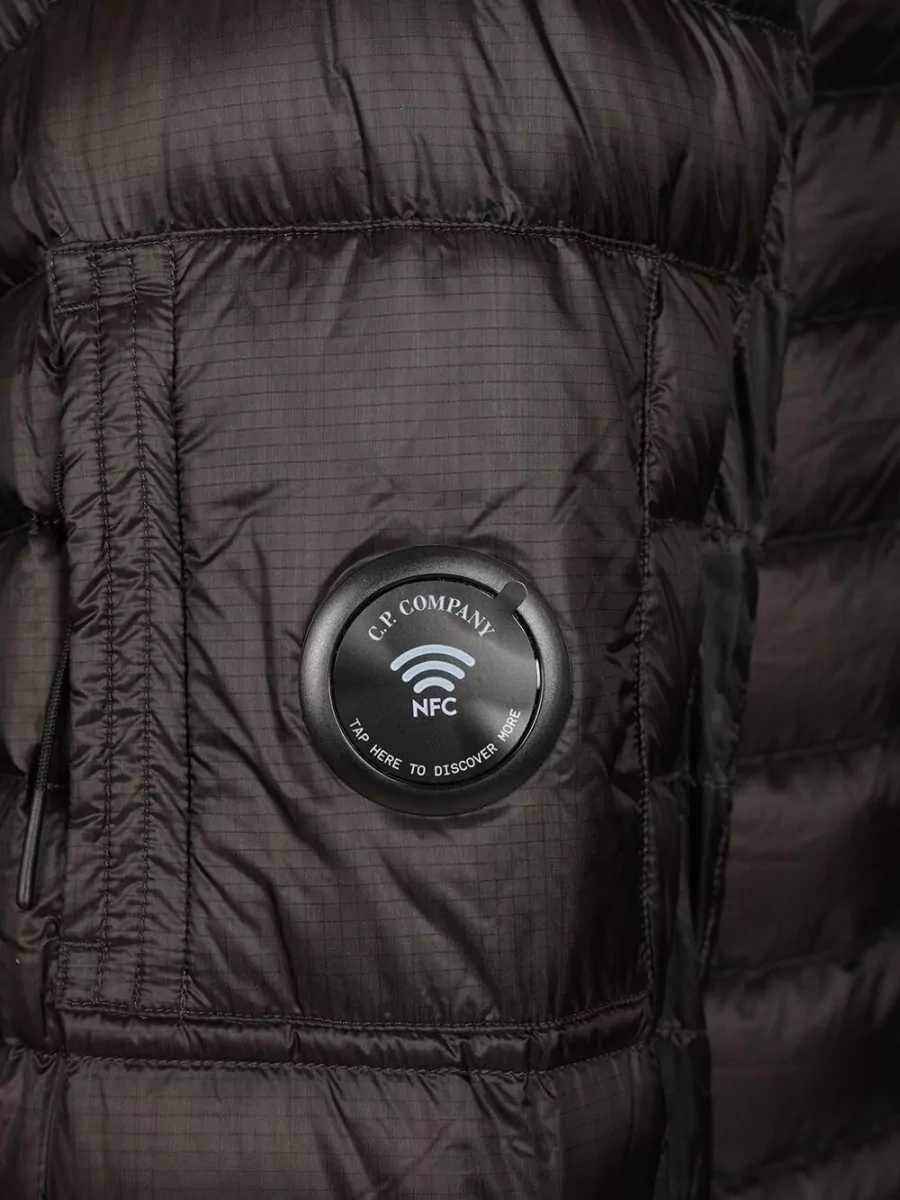 C.p. Company Down Hooded Quilted Puffer Jacket