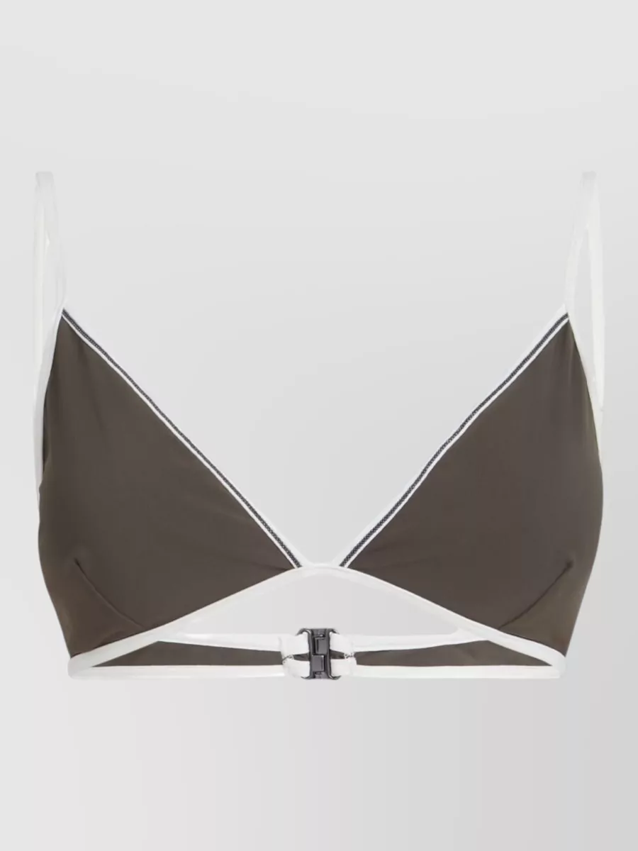 Brunello Cucinelli Bikini set triangle top tie side
