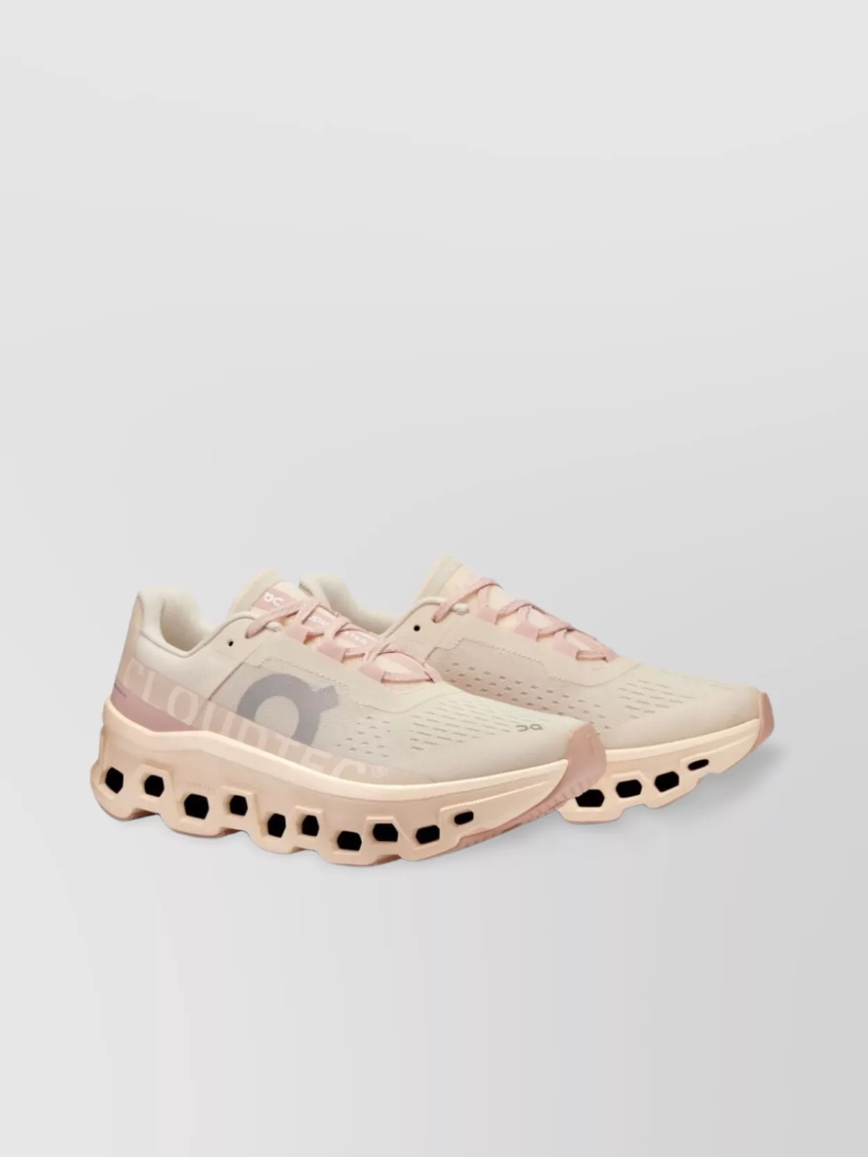 On Skybeast Lace-up Sneakers With Perforated Rubber Outsole