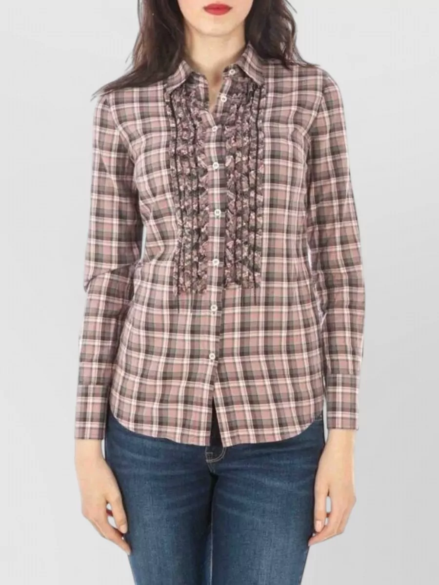 Fred Perry plaid cotton shirt