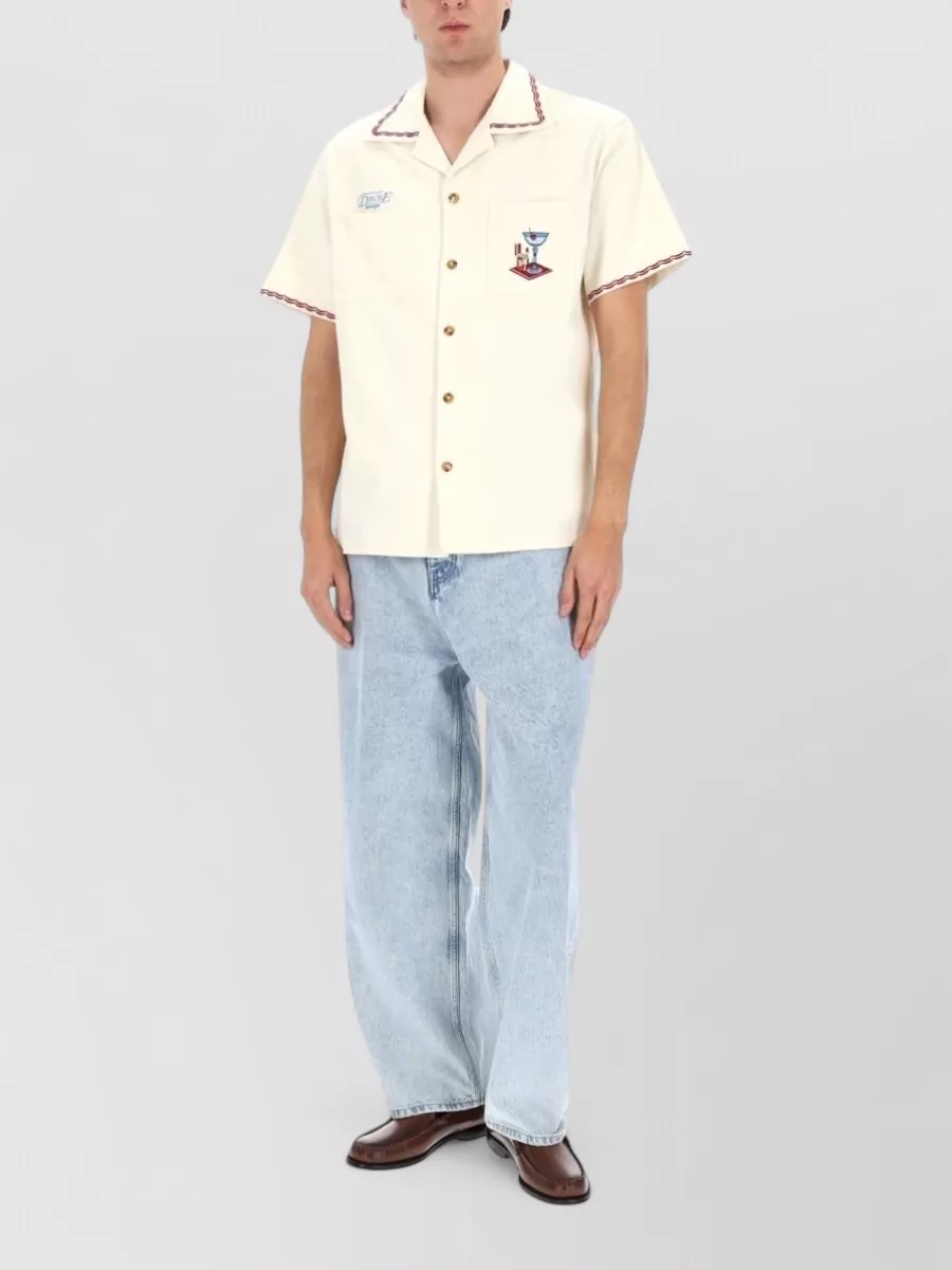 Drôle De Monsieur Denim Jeans Baggy Fit Straight Leg