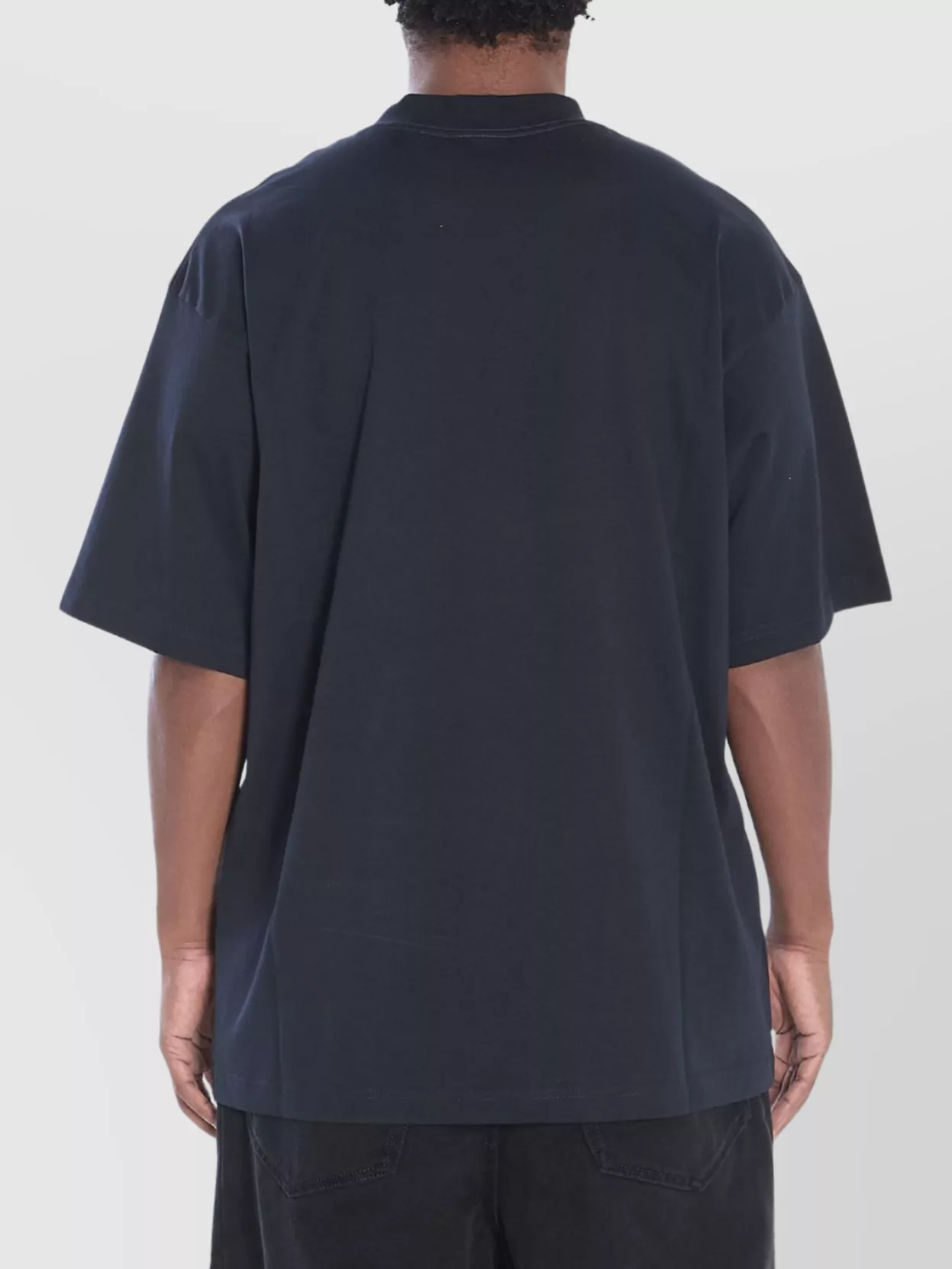 Balenciaga Cotton Distressed Oversized Crew Neck T-Shirt