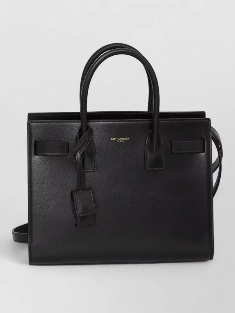 Saint Laurent Sac De Jour Baby Leather Tote Bag