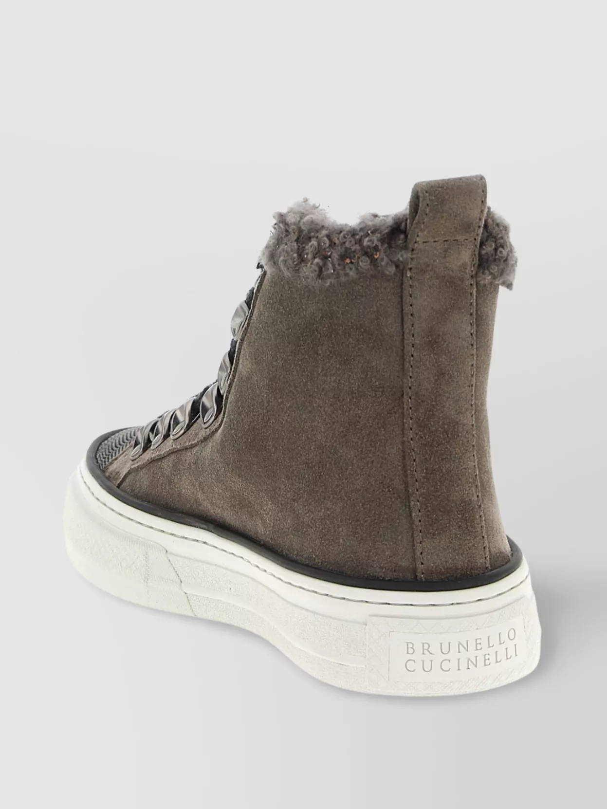 Brunello Cucinelli Luxe Rubber Sole Sneakers