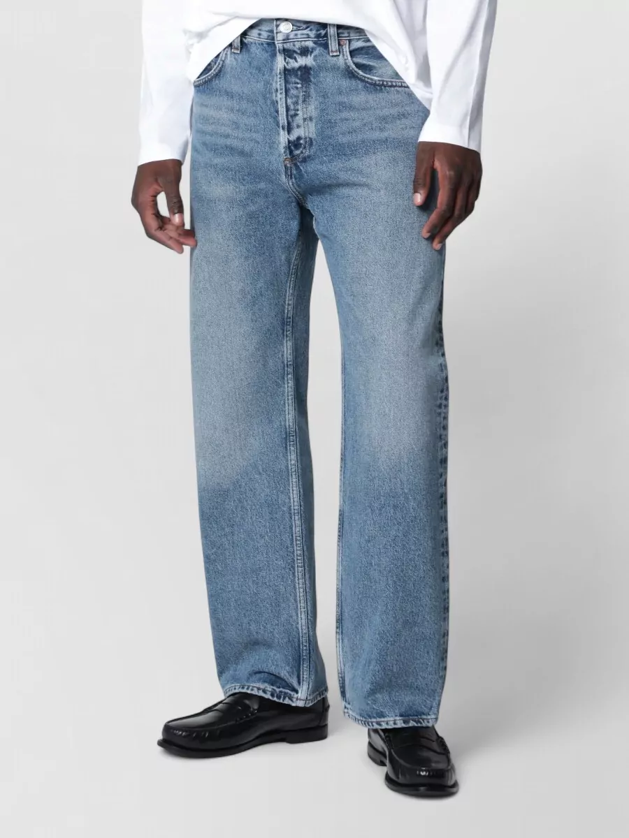 Agolde denim straight-leg jeans