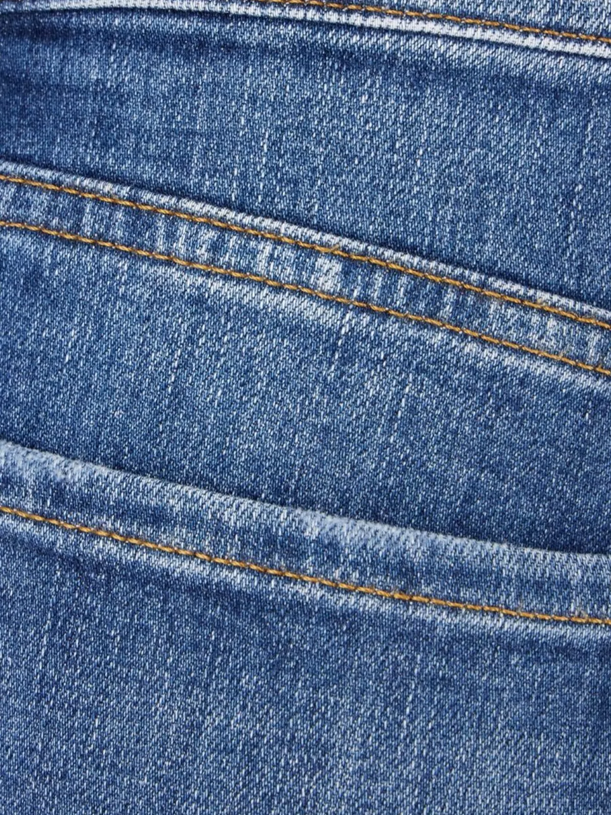 7 For All Mankind Denim Trousers Distressed Contrast Stitching