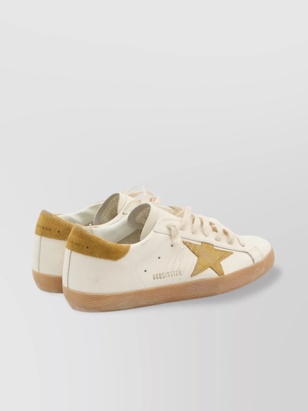 Golden Goose Leather Upper Sneakers With Suede Accents In Neutral