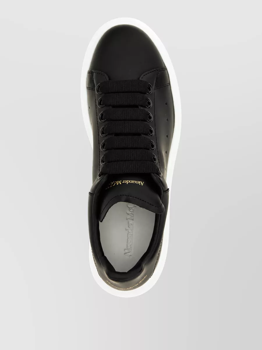 Mc Queen Leather Low-Top Sneakers