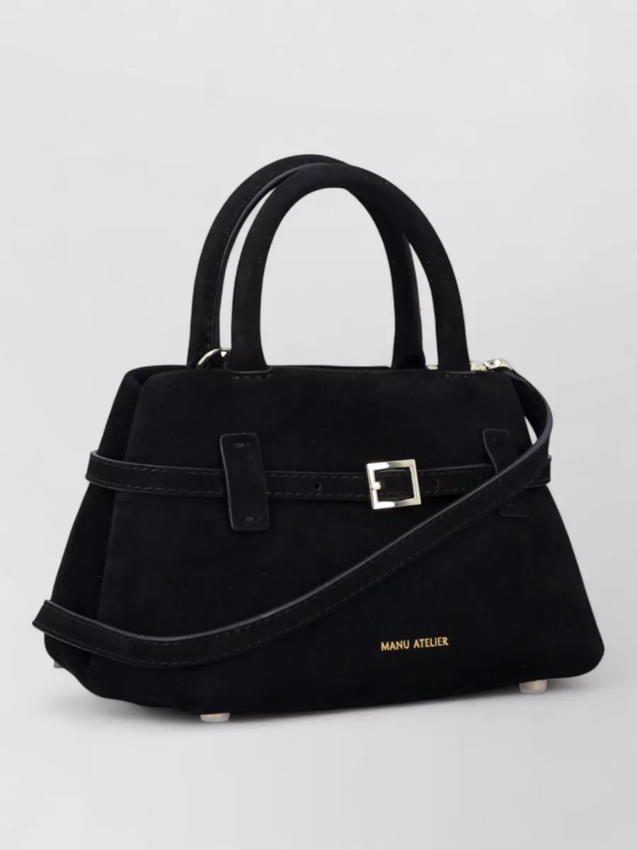 Manu Atelier Leather Shoulder Bag