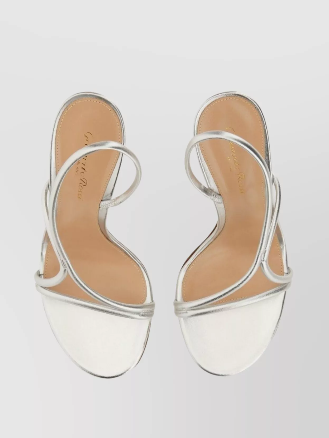 Gianvito Rossi Night Strappy Metallic Open Toe Sandals