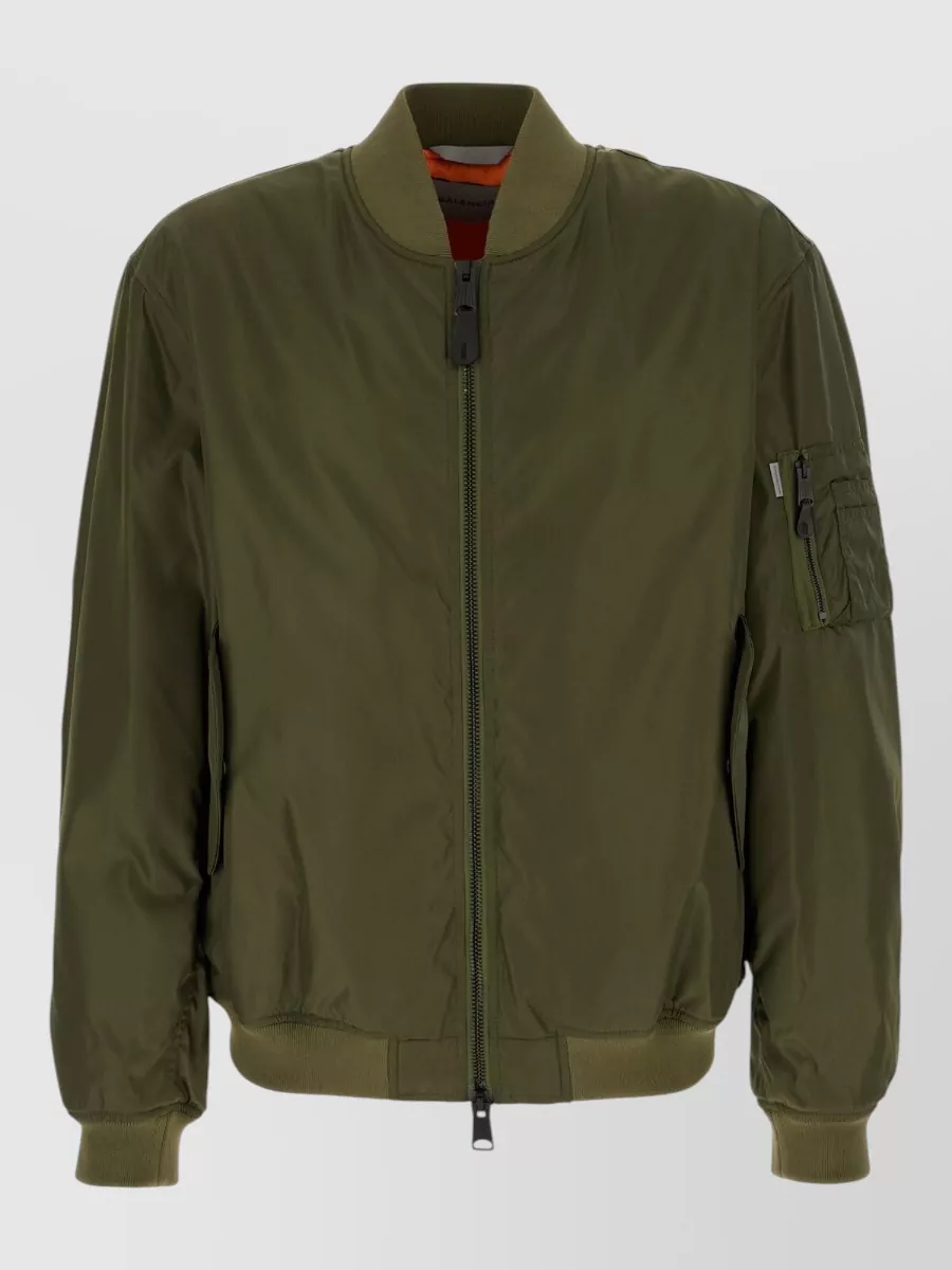 Balenciaga nylon oversized bomber jacket