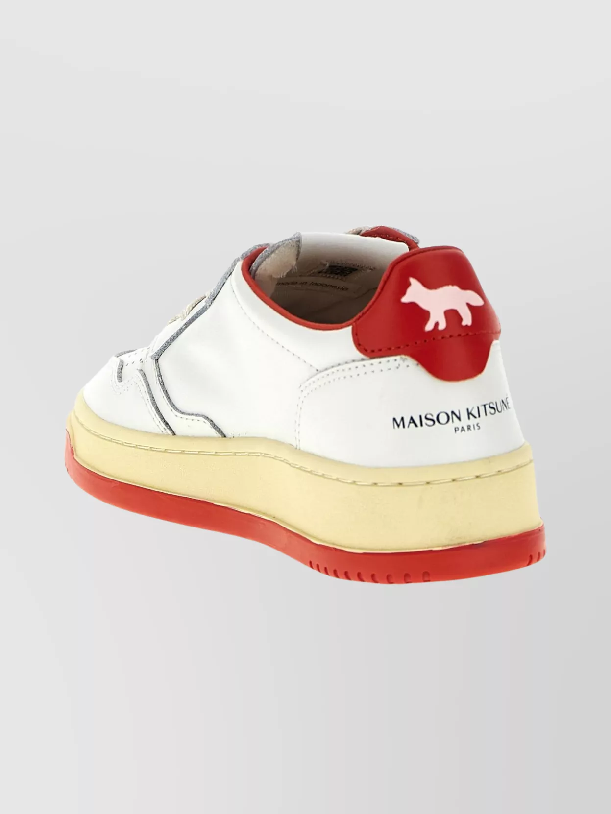Autry Medalist Low Kitsune Wht Red In Neutral
