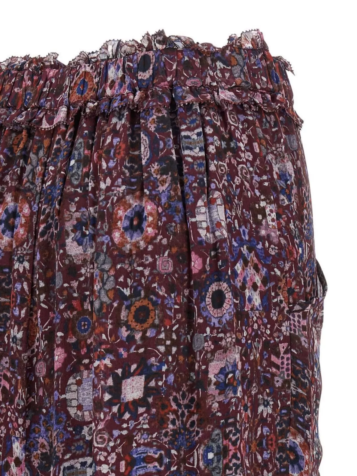 Isabel Marant Etoile 'Besma' Tiered Floral Ruffled Skirt