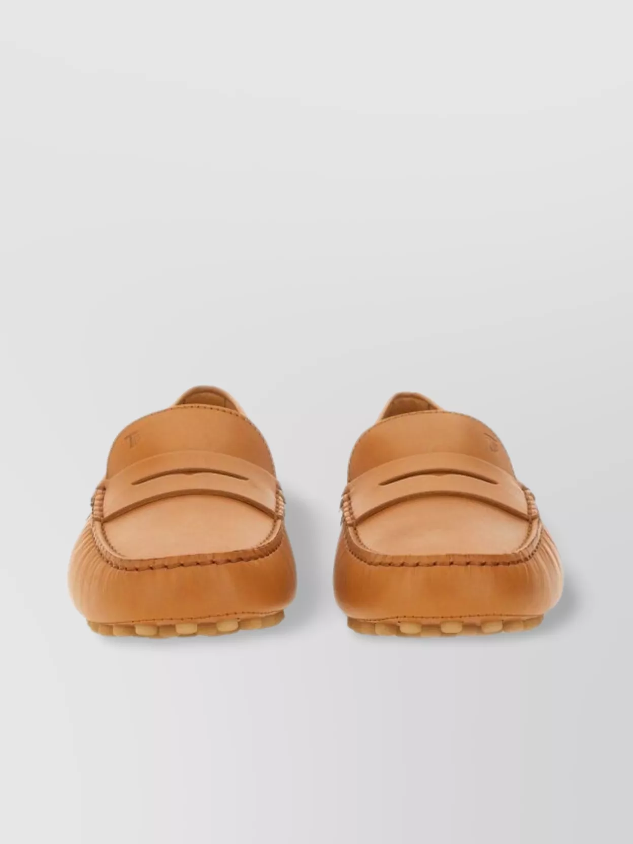 Tod's Moccasin Loafers With Round Toe And Penny Strap