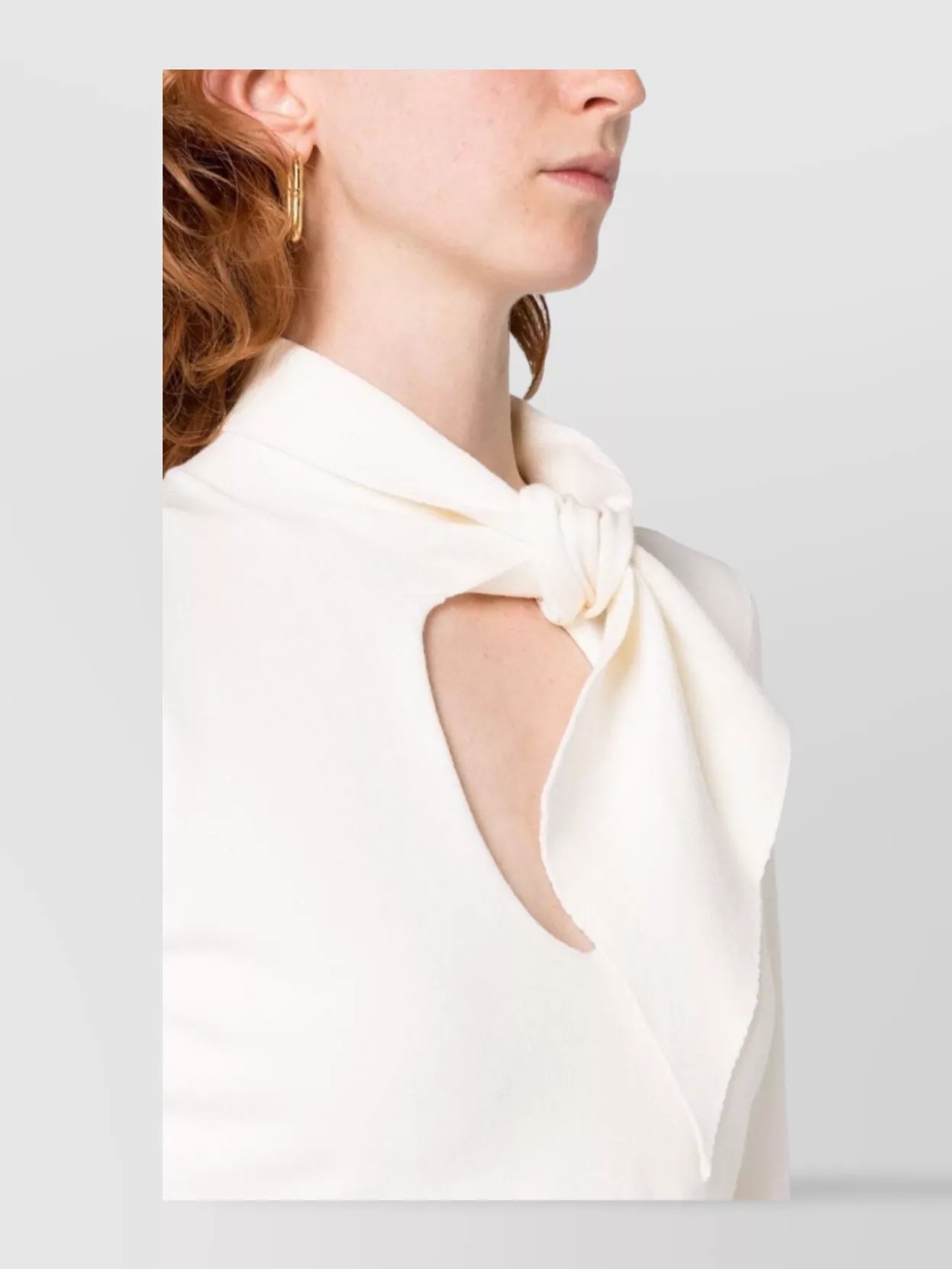 The Attico Catlin Stretch Viscose Knit Sweater