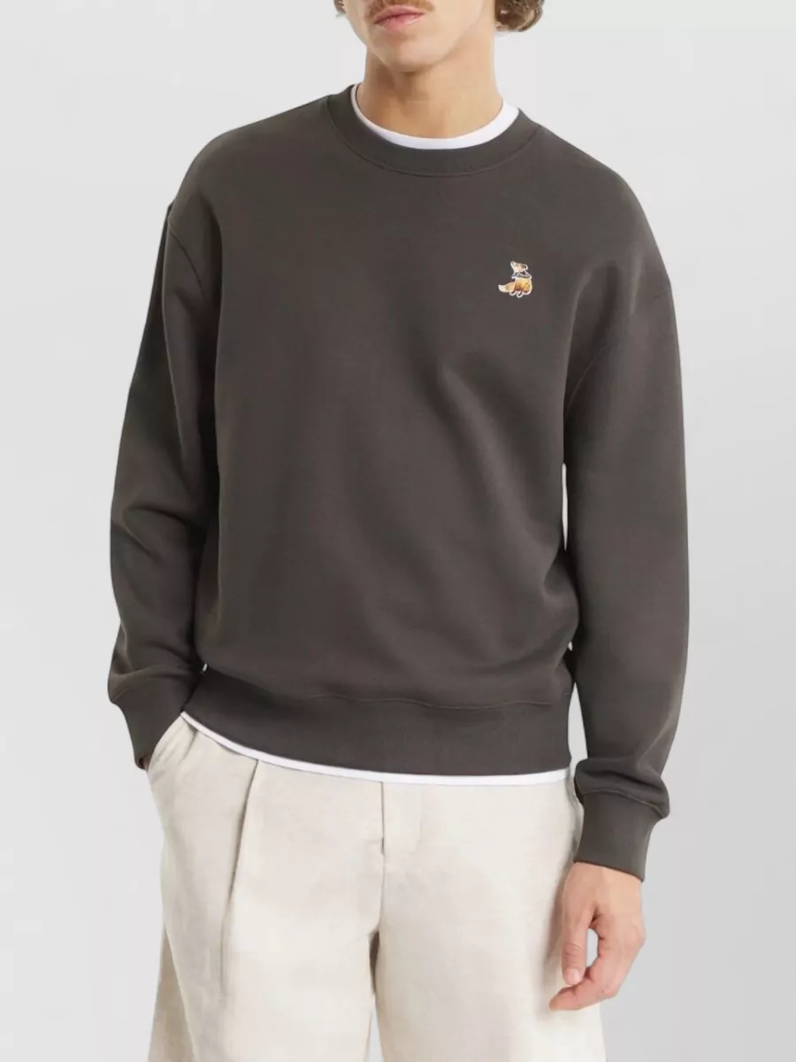 Maison Kitsuné Cotton Crewneck Sweatshirt