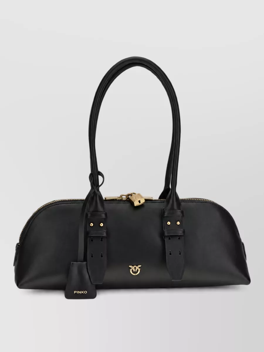 Pinko Love Bag Leather Clutch Bag