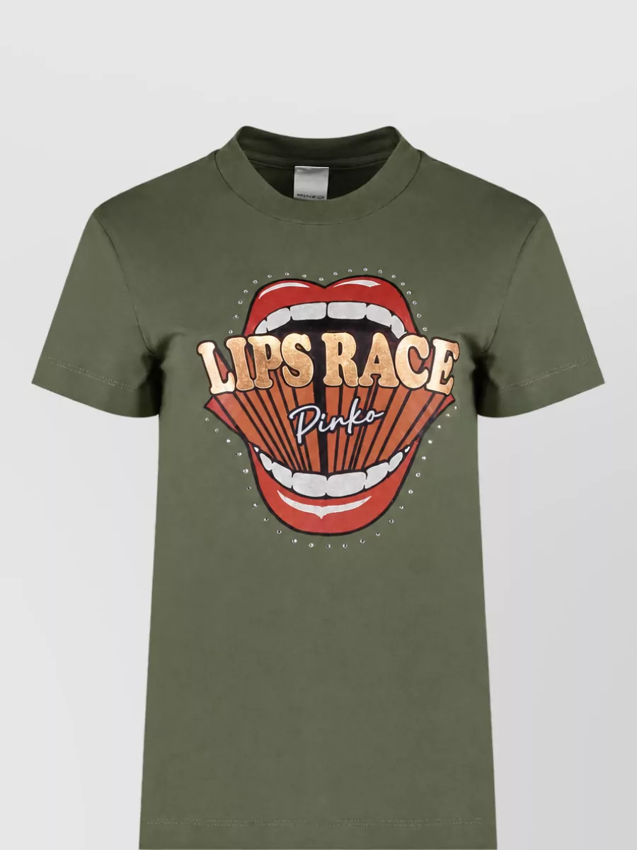 Pinko cotton crew-neck t-shirt